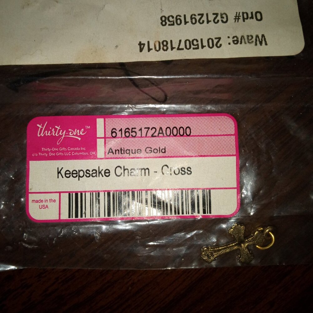 Thirty-one Antique Cross Charm